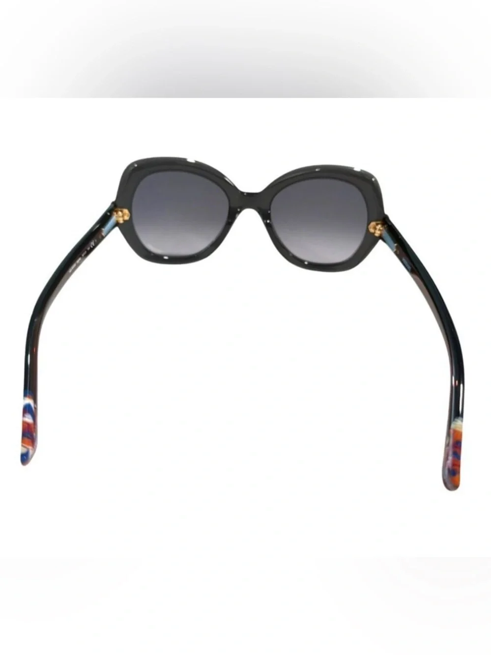 Missoni Oversized Black Acetate Gradient Lens Sunglasses New with case